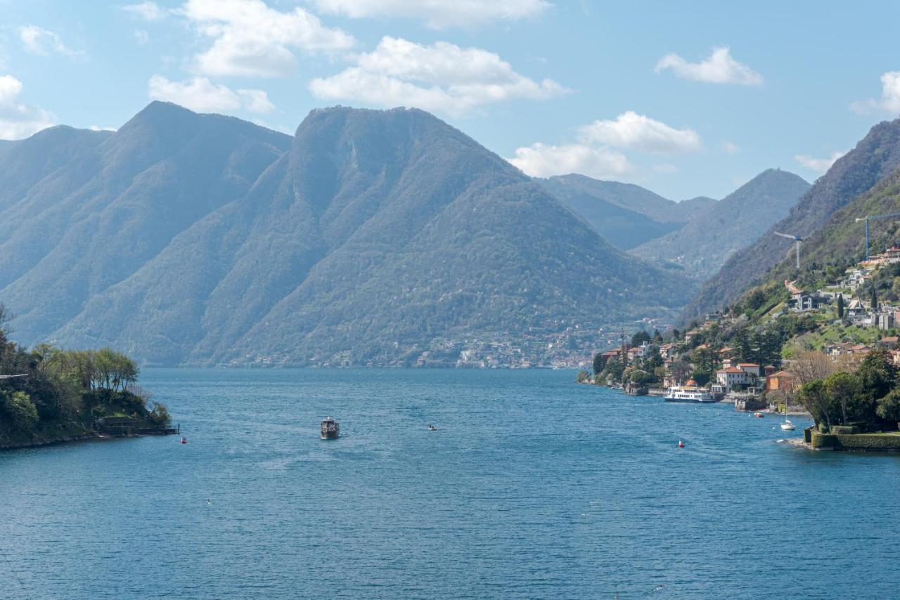 Lake Como Apartment With Balcony And Private Parking Ossuccio Luaran gambar